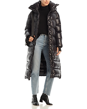 Aqua Gloss Puffer Coat - 100% Exclusive