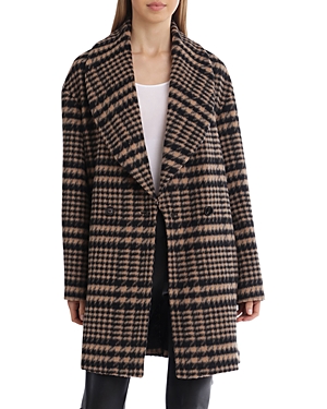 Bagatelle Plaid Mid Length Coat