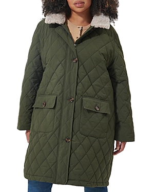 Barbour Plus, Plus Fox Quilted Coat