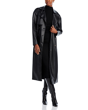 Blanknyc Faux Leather Trench Coat