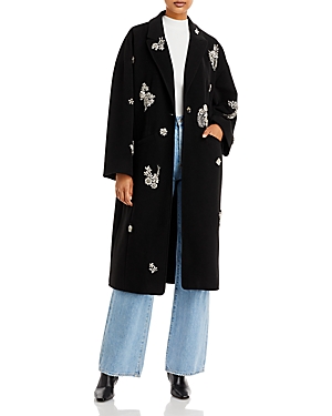 Cinq a Sept Gravis Crystal Embellished Coat