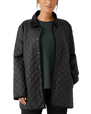 Eileen Fisher Long Quilted Coat