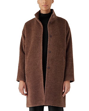 Eileen Fisher Stand Collar Coat