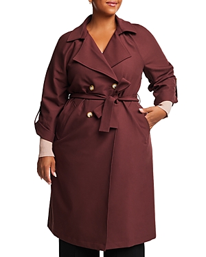 Estelle Plus Noelle Trench Coat