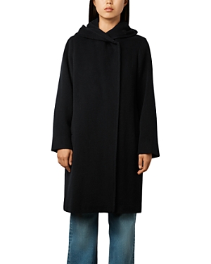 Gerard Darel Sakura Hooded Wool Coat