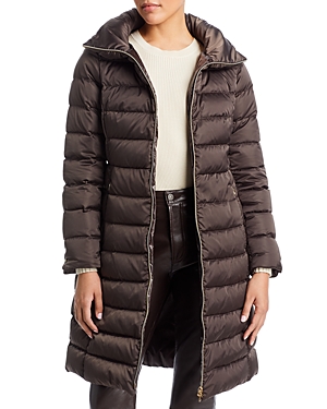 Herno Hooded Down Midi Puffer Coat