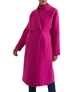 Hobbs London Carine Notch Collar Coat