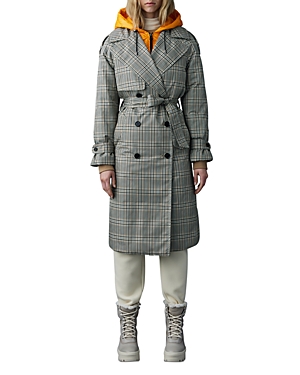 Mackage Maxine Mixed Media Trench Coat