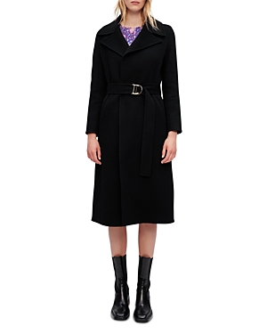 Maje Genereux Belted Coat