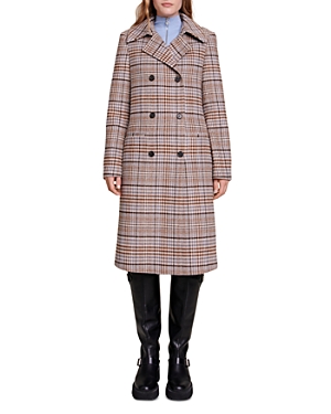 Maje Goal Double Breasted Coat