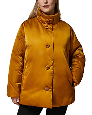 Marina Rinaldi Parigi Satin Puffer Coat