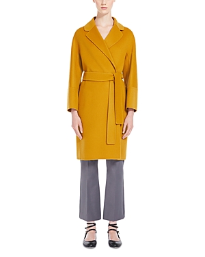 Max Mara Arona Short Wool Belted Coat