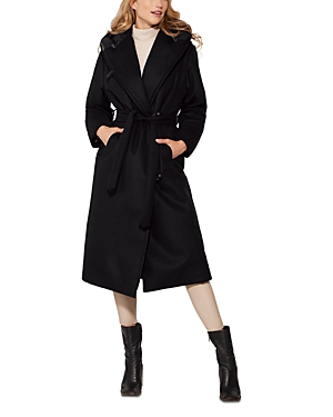 Norwegian Wool Down Wrap Coat