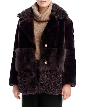 Nour Hammour Anouk Shearling Coat