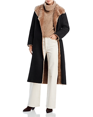 Nour Hammour Reversible Shearling Coat