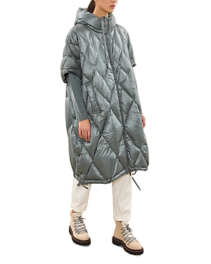 Peserico Oversized Hooded Down Puffer Coat