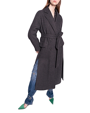 Pinko Giacomo Long Belted Coat