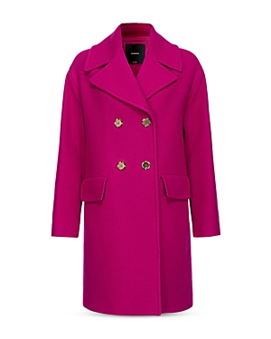 Pinko Wool Blend Double Breasted Coat