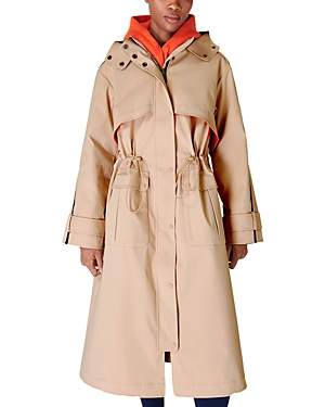 Sweaty Beaty Technical Hooded Trench Coat