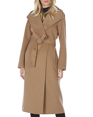 T Tahari Double-Face Wrap Coat