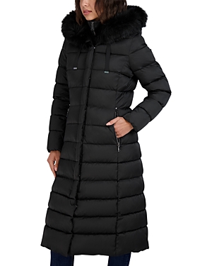 Tahari Nellie Hooded Puffer Coat