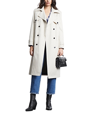 The Kooples Double Breasted Trench Coat