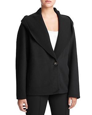 Vince Hooded Shawl Collar Coat