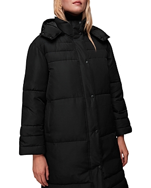 Whistles Becky Hooded Long Puffer Coat