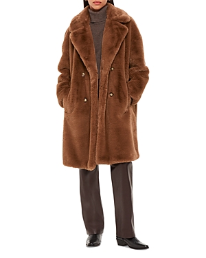 Whistles Teddy Faux Fur Coat