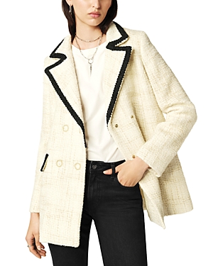 ba & sh Fiara Notched Oversized Coat