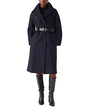 ba & sh Manteau Belted Coat