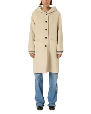 Gerard Darel Malou Button Front Coat