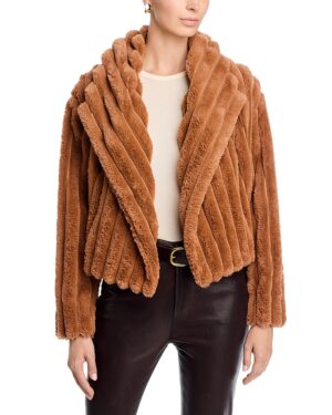 Blanknyc Quilted Faux Fur Coat